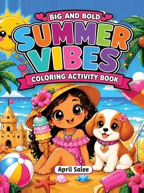 SUMMER VIBES Coloring & Activity Book — Sunshine in Every Page! 🌈